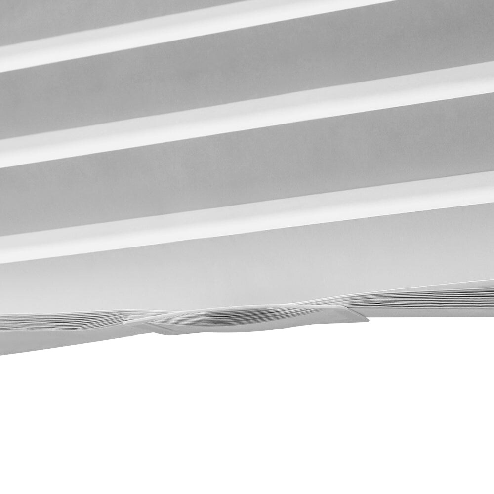 Cut-to-size Cordless Temporary Paper Pleated Shade Light Filtering 36 W x 72 H Inches