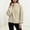 A176 Khaki, variant on Xdegoge Women's Mock Neck Oversized Sweater Long Sleeve Textured Chunky Knit Pullover Jumper Fall Winter Casual Knitwear