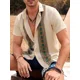 thumbnail image 2 of Camisa Hawaian Guayabera Para Hombre Casuales Manga Corta, 2 of 6
