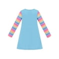thumbnail image 2 of Girls Dress T-shirt Easter Cute Egg Floral Bunny Applique Long Sleeve 5 Years, 2 of 6