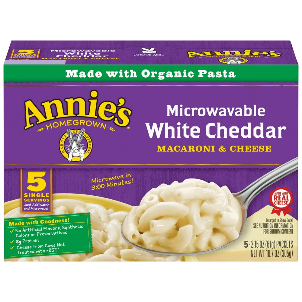 Annie's White Cheddar Microwaveable Mac & Cheese 10.7 oz