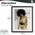 thumbnail image 4 of Stupell Industries Art Deco Elegant Woman in Chic Jumpsuit Black Framed Print Under Glass, 13 x 16, by Franklyn Gregory, 4 of 8