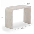 thumbnail image 3 of TOV Furniture Opus Cream Capiz Shell Console Table, 3 of 8