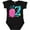 AB-Black, variant on Inktastic I'm Two- cute octopus birthday Boys or Girls Baby Bodysuit