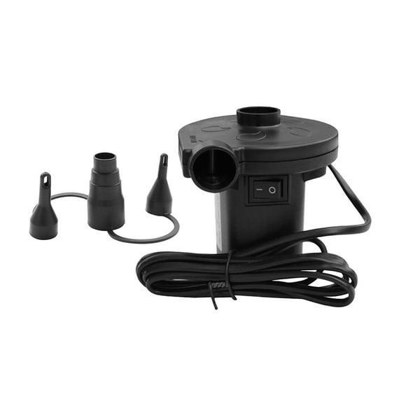 Electric Air Pump Quick-Fill Air Pump Inflator Pump with 3 Nozzles Electric Blower Pump