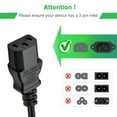 thumbnail image 4 of Aprelco 6ft AC Power Cord Cable Compatible with VIZIO TV VP322 VP422 VP423 VW47LF VX52LF, 4 of 5