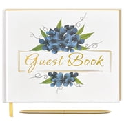 Wedding Guest Book with Pen , Guest Book, Guest Book Wedding Reception , Guest Book for Party , Guestbook , Bathroom Guest Book , Guest Book Wedding , Shower Guest Book