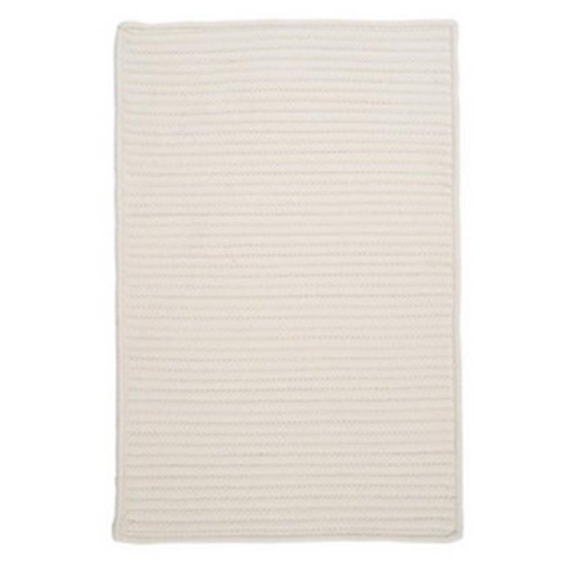 Colonial Mills Tapis H141R048X072S Simply Home Uni - Blanc 4 Pi. x 6 Pi. Tapis Tressé