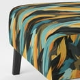 thumbnail image 5 of Designart "Minimalism Leaves Floral Pattern" Upholstered Modern & Contemporary Accent Chair and Abstract Arm Chair - Multiple Color & Pattern, 5 of 7