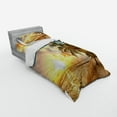 thumbnail image 2 of Ambesonne Tropical Bedding Set 3 Pcs, Exotic Sandy Beach, Twin XL, Cream Blue, 2 of 2