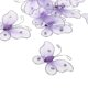 thumbnail image 5 of 150pcs 1.2x0.8 "Mariposas Con Cable De Malla De Brillo DIY Artesanía Decorativa tres Soledad Mariposas de malla brillante, 5 of 10