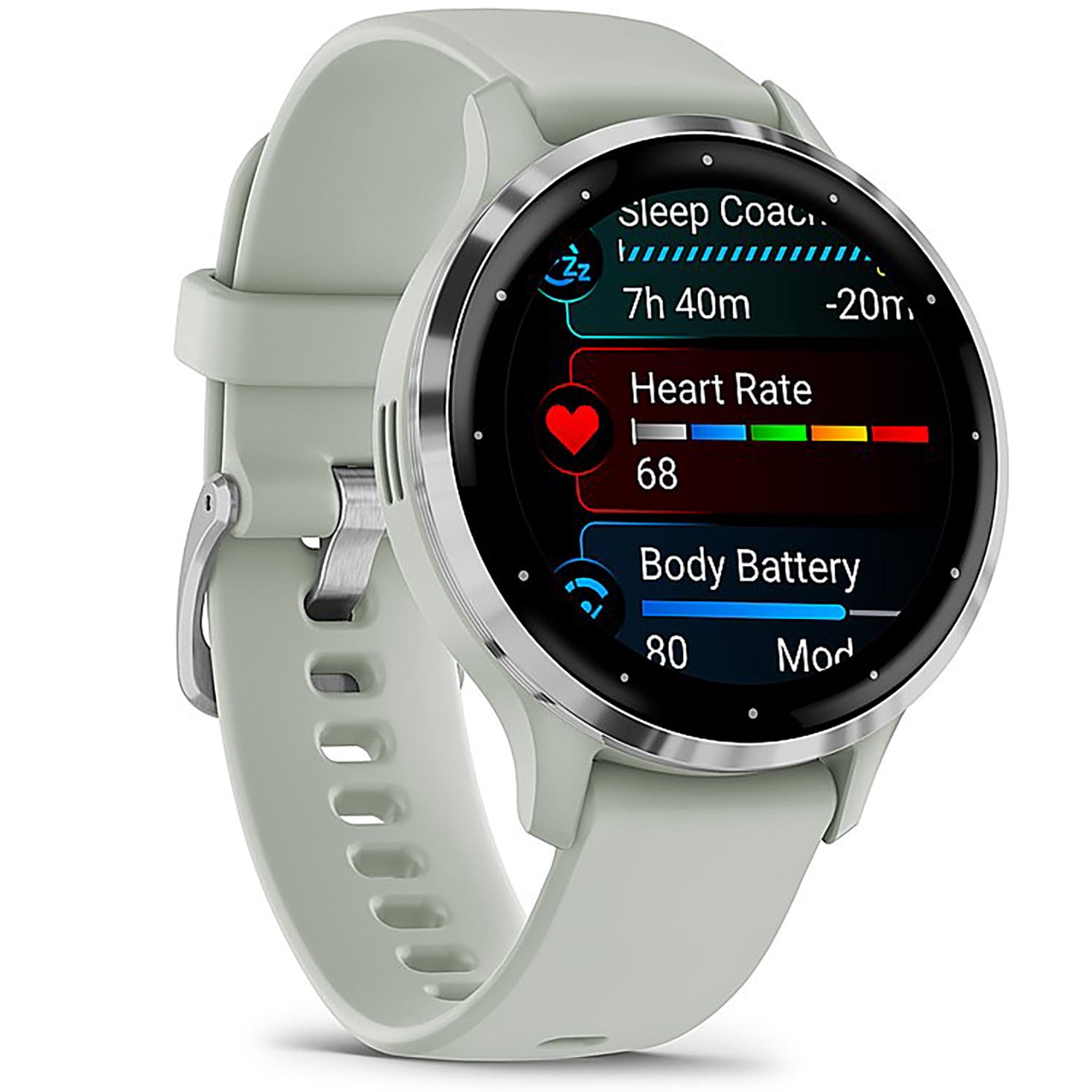 Restored Garmin Venu 3S Health Fitness GPS Smartwatch Steel Bezel (41mm) (Refurbished)
