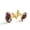 Color 3, variant on Men's Classic Stainless Steel, Color Butterfly Camouflage Pattern Cufflinks Business Wedding Shirts, Golden