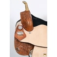 thumbnail image 5 of 14" Western Horse Saddle American Leather Treeless Trail Barrel Hilason, 5 of 7