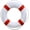 Red, variant on 20 Inch / 50cm Pool Safety Life Preserver Throw Ring Buoy- Swim Foam Rings for Swimming Pool Wall Decoration