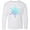 AA-White, variant on Christmas Blue Ice Snowflake Long Sleeve Youth T-Shirt