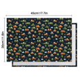 thumbnail image 6 of Dark Blue Tractor Boat Car Pattern Summer Placemats Table Placemats Set Of 4-Linen Kitchen Washable Placemats Table Mats 11.8"x17.7" Non-Slip Heat Resistant, 6 of 6