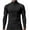 Black, variant on successthop Sun Shirt for Men Long Sleeve UV Protection Plus Size Quarter Zip Mock Neck Breathable Lightweight Clothes