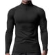 thumbnail image 1 of pstuiky Camisas de invierno de manga larga para hombre, Protector solar de verano para hombre, transpirable, de color sólido, con cremallera, cuello alto y manga larga. camisetas de hombre xxxxl, 1 of 5