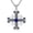 06-Jerusalem Cross Celtic Knot Necklace, variant on Jerusalem Cross Necklace for Men Women 925 Sterling Silver Jerusalem Cross Pendant Cross Jewelry for Birthday Christmas