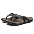 thumbnail image 1 of 1 Paire de Pantoufles pour Homme, Sandales de Massage Antidérapantes, Sandales de Plage, Chaussures d'Intérieur et d'Extérieur, Mode Décontractée, Confortables, Rouges 42, 1 of 6