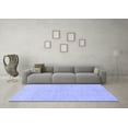 thumbnail image 3 of Ahgly Company Indoor Rectangle Solid Blue Modern Area Rugs, 3' x 5', 3 of 4