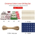 thumbnail image 2 of SUNSIOM Christmas Candy Bag Set Hanging Drawstring Gift Bags Treat Bags with Rope and Tag/Stickers, 2 of 6
