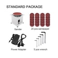 thumbnail image 4 of Mini Ponceuse à Disque pour Banc Rouleau de Ponçage Aiguiseur de Bord Électrique 7 Vitesses Variables Machine de Broyage Auto-Adhésive pour Banc, Grand Utilisation, 4 of 6