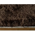 thumbnail image 4 of Momeni Rugs LSHAGLS-01BRN90C0 Luster Shag Collection, Hand Tufted High Pile Shag Area Rug, 9' x 12', Brown, 4 of 5