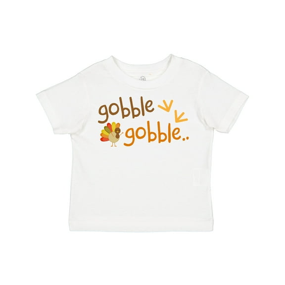 Inktastic Gobble Gobble Thanksgiving Boys or Girls Toddler T-Shirt