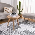 thumbnail image 4 of Junovo Washable Upgrade Area Rug Super Soft Rugs with Non-Slip Backing, for Living Room/Bedroom,6'x9',Black, 4 of 8
