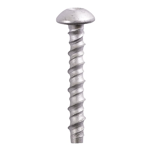 Timco - Multi-Fix Masonry Bolts - Pan - Exterior - Silver (Size 8.0 x 60/M10 - 100 Pieces)