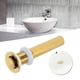 thumbnail image 5 of Desagüe del Fregadero Dorado sin Desbordamiento Grifo de Baño Antiobstrucción Tapón de Drenaje para Lavabo Escurridor Emergente Desagüe del Fregadero del Baño para ANGGREK Otros, 5 of 8