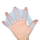 thumbnail image 3 of 2 aletas de natación de mano de silicona, guantes palmeados con dedos en la palma (M), 3 of 5