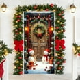 thumbnail image 5 of Christmas Banner Christmas Door Cover 35 X 72 Inch Festive Print For Porch And Wall Christmas Door Decor Christmas Home Decor, 5 of 6