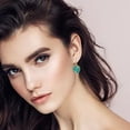 thumbnail image 2 of Boucles d'Oreilles Dinosaure Vert Mignon Dessin Animé Été Cool Design Animal Rouge Filet pour Usage Quotidien, 2 of 5