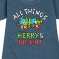 thumbnail image 3 of Cat in the Hat - All Things Merry And Bright  - Toddler And Youth Girls Fleece Dress, 3 of 5