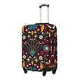 thumbnail image 2 of Vsdgher Colorful Mexican2 Print Luggage Cover Washable Suitcase Cover Protector Anti-scratch Suitcase cover Fits 18-32 Inch Luggage, 2 of 8