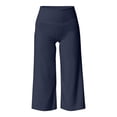 thumbnail image 5 of Duoif Women High Waist Yoga Pants Hollow Out Comfy Stretchy Leggings Compression Plus Size High Waisted Gym Workout Yoga Pants 2026 Womens Bottoms Navy M, 5 of 9