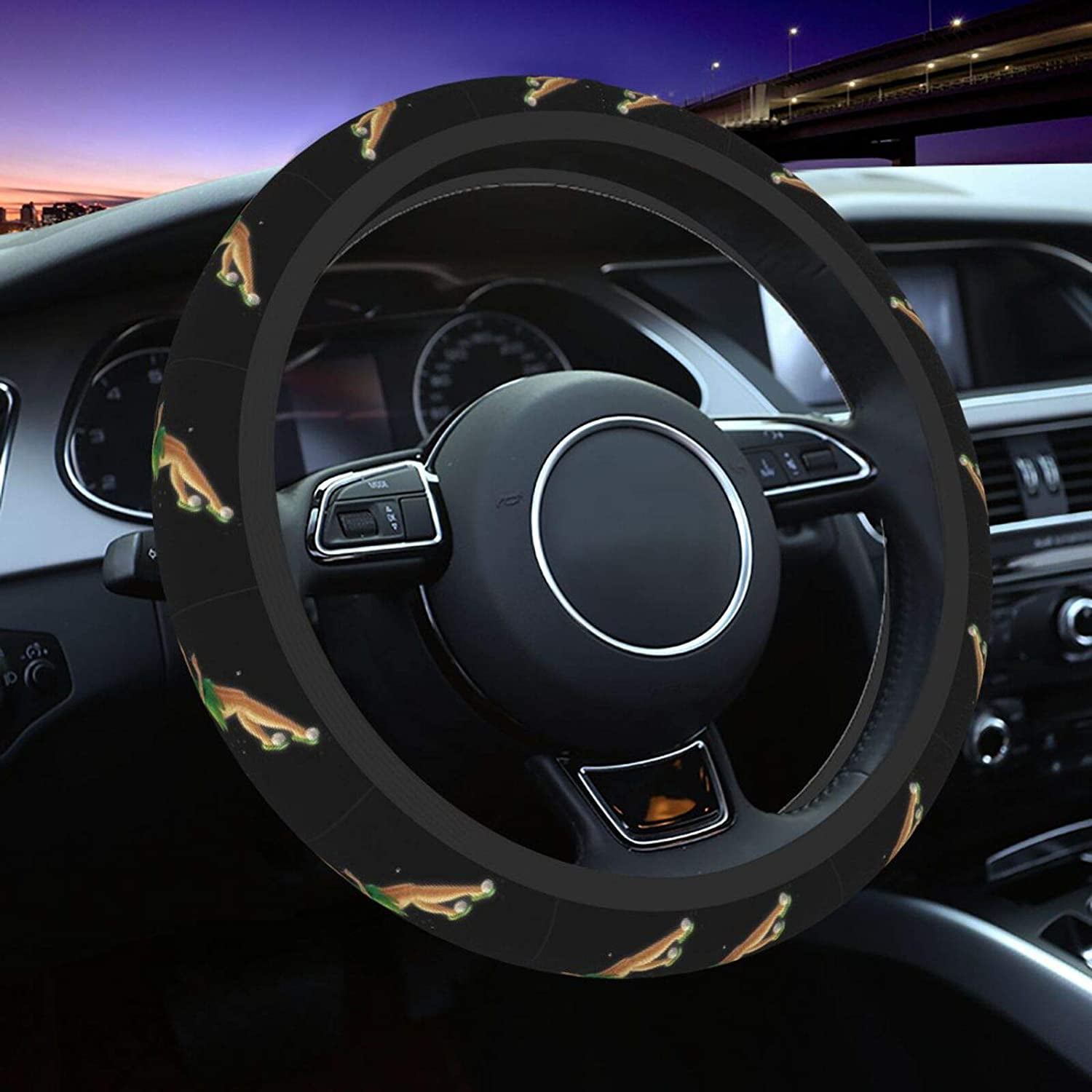 Universal Steering Wheel Covers Car Accessories Tinkerbell and Fairy Car Steering Wheel Cover Universal 15 Inch