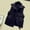 Black, variant on AOOCHASLIY Ladies Coat Clothes Women Pocket Vest Coat Short Jacket Winter Sleeveless Turn Down Collar Zipper Solid Outerwear
