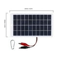 thumbnail image 4 of Solar Panel, High Efficiency Mini Solar Panel Easy Installation 4W 5V Waterproof Polycrystalline Silicon  For 3.7-5V Batteries, 4 of 8