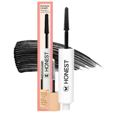 Extreme Length Mascara Plus Lash Primer by Honest for Women - 0.27 oz Mascara