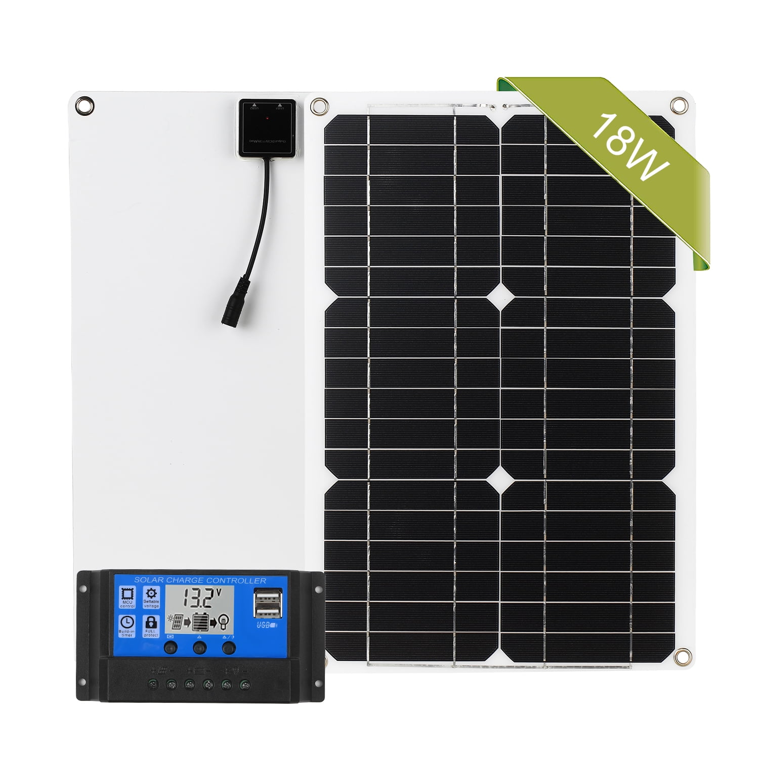 100 Watt Foldable Solar Panel Charger SAE Extension Cable for The Kit