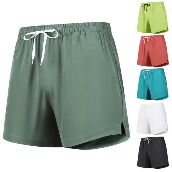 NSLGXD Plus Size Quick Dry Athletic Shorts for Women Elastic Waist Running Shorts Lightweight Training Shorts for Gym & Training S-4XL Black Pants