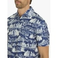 thumbnail image 4 of Chaps Men's and Big Men's Short Sleeve Performance Printed Polo Shirt, Sizes S-3XL, 4 of 8