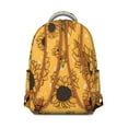 thumbnail image 3 of "Floral Sunflower Backpack for Work & School - Water-Resistant Fabric, Spacious Compartments, Stylish Wildflower Print, Comfortable for All-Day Wear", 3 of 6