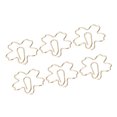thumbnail image 3 of Mini Paper Clips, Cute Office Supplies Gold Metal Material Floral Shape Shaped Paper Clips With Storage Box For Daily Use For Office, 3 of 8