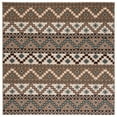 thumbnail image 6 of SAFAVIEH Veranda Luwig Southwestern Indoor/Outdoor Area Rug, 6'7" x 9'6", Cream/Brown, 6 of 10