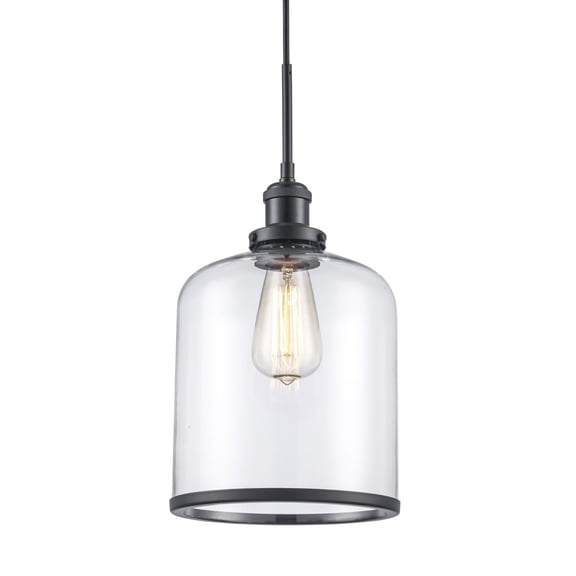 Trans Globe Lighting Pnd-2184 Dorina 8" Wide Mini Pendant - Black